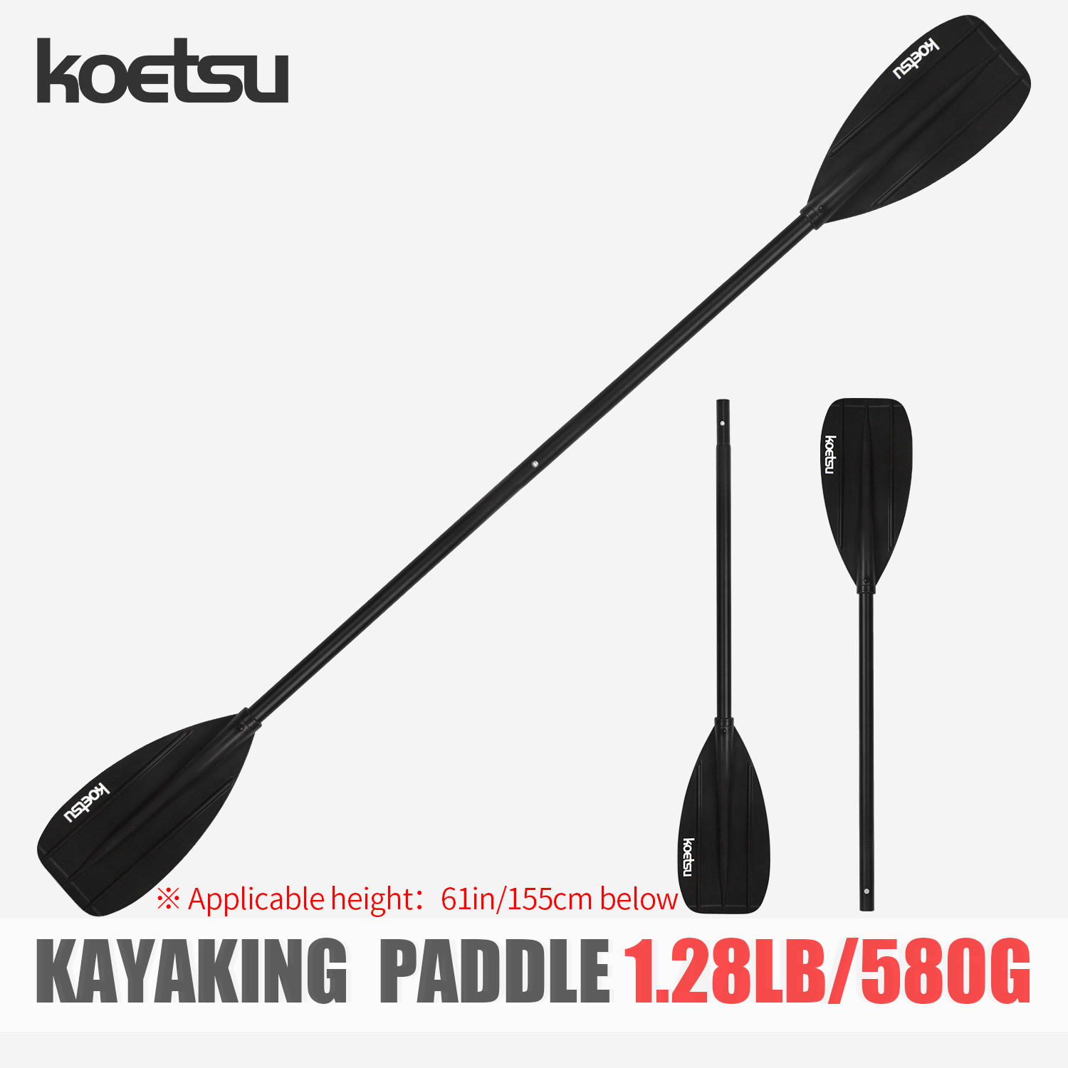 KOETSU Alüminyum Alaşımlı Çift - Fishing Kayak Paddle incelemesi ve fiyatı